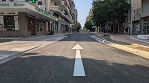 Παραδίδεται το νέο τμήμα της Ανθίμου Γαζή - Nέες εργασίες από 25 Αυγούστου (φωτο)